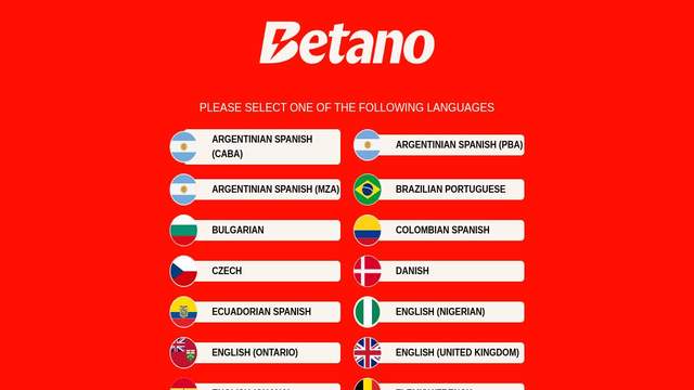 Betano casino screenshot